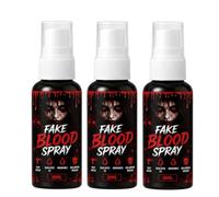 Spray de faux sang de vampire pour Halloween, idéal pour les costumes, les maisons hantées, le cosplay, les accessoires photo, les fêtes et bien plus encore.