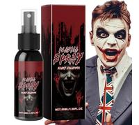 Spray de faux sang - Sang liquide d'Halloween, peinture éclaboussée réaliste | Maquillage lavable à effets spéciaux pour clown zombie vampire, gouttes effrayantes le visage, les yeux et corps, déguise