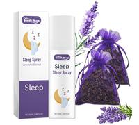 Spray de lavande - Spray pour coussin - Huile de lavande bio - Pour s'endormir - Avec sachets parfumés à la lavande - Pour la détente, le calme, un meilleur sommeil, un parfum d'ambiance apaisant