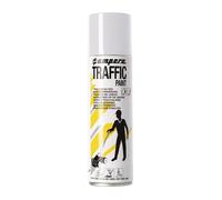 Peinture de traçage de lignes permanent blanc - aérosol 650ml AMPERE - 10270