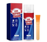 Spray De Mastic Imperméable for Réparation Fuites, Crème à Séchage Rapide Avec Brosse, Fuite Longue Durée Fuites D'eau, Mastics En Silicone Invisibles Toit Tuyau Utilisation Intérieure(WHITE*1)