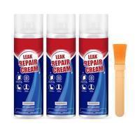 Spray De Mastic Imperméable for Réparation Fuites, Crème à Séchage Rapide Avec Brosse, Fuite Longue Durée Fuites D'eau, Mastics En Silicone Invisibles Toit Tuyau Utilisation Intérieure(TRANSPARENT*3)