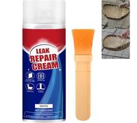 Spray de mastic imperméable pour réparation de fuites, revêtement imperméable invisible à séchage rapide pour la réparation de toit, mur, béton, carrelage, cadre de fenêtrer (Blanc,4 pièces)