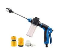 Spray de mousse d'entretien automobile buse réglable | Canon en mousse télescopique multiport haute pression pour tuyau d'arrosage pour camping-car, camion, bateau, moto