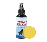 Spray De Nettoyage Pour Polissage Des Touches De Piano - Solution Professionnelle À Brume Fine, Spray De Nettoyage À Double Valeur + Kit D'éponge, Désinfectant Pour Clavier D'ordinateur Multi-surfaces