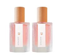 Spray de parfum parfumé aux pêches, parfum de pêche fumée 50 ml, rafraîchisseux duré,2pcs