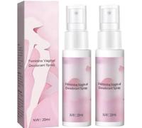 Spray de partie privée pour femmes, 2x20 ml de protection contre les odeurs vaginales Spray, parties intimes Sprays de soins vaginaux, pulvérisations d'hygiène féminine naturelle pour réduire l'odeur