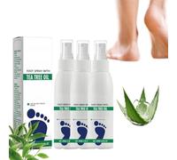 Spray de pied avec huile d'arbre à thé, éliminateur d'odeurs de chaussures, soins hydratants pour les pieds fissurés secs, déodorant pour les pieds odeureux pour les femmes et les hommes (3)