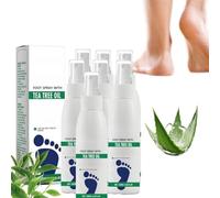 Spray de pied avec huile d'arbre à thé, éliminateur d'odeurs de chaussures, soins hydratants pour les pieds fissurés secs, déodorant pour les pieds odeureux pour les femmes et les hommes (7)