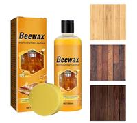 Spray De Polissage Du Bois À La Ci-re D'abeille|Polissage À La Cir-e D'abeille Naturelle 100Ml|Vernis Et Nettoyant Pour Meubles En Ci-re D'abeill-e Pour Élimine Les Empreintes Digitales Et Les Tables