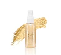 Spray de Poudre Paillette, Poudre Scintillante Maquillage pour Peau, Visage, Cheveux et Vêtements, Body Glitter Spray Imperméable à Séchage Rapide pour Halloween, Fête, Noël, 60ml (Or)