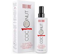 Spray de protection contre la chaleur à la noix de coco - Traitement pour cheveux secs - Protection UV, Anti Frisottis augmente la volume - 10 en 1 produit de coiffage - 250 ml