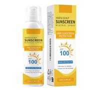 Spray De Protection Solaire Pour Cuir Chevelu 100 Ml, Bouclier UV SPF100+, Brume Non Grasse Avec Couche Robuste, Protection Des Cheveux Avec Texture Raffinée, Cosmétique De Voyage, Soin Extérieur Pour