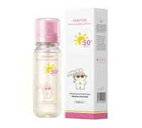 Spray De Protection Solaire Spf 50, Avec Refroidissement Instantané Et Contrôle De L'huile, 90 Ml, Spray De Protection Solaire Pour Le Visage Et Le Corps, Brume De Légère, Bouclier
