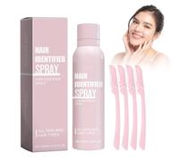 Spray de reconnaissance des cheveux pour le rasage du visage, 100 ml, spray d'identification des cheveux pour dermaplaning, spray de reconnaissance des poils du visage, spray hydratant et soin de la