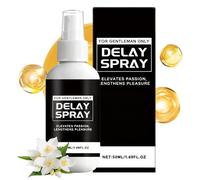 Spray de retard, brume de soin de l'intimité, 50 ml, construction douce avec texture lisse, accessoire de confiance améliorée, outil de performance masculin avec design compact, appareil domestique
