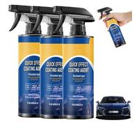 Spray de revêtement automobile à action rapide haut de gamme, revêtement protecteur haute performance 3 en 1, restauration de la brillance et protection longue durée, lavage sans eau