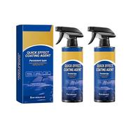 Spray de revêtement automobile avancé à action rapide,revêtement céramique pour voiture,protection haute performance,lavage sans eau,restauration de la brillance et protection longue durée (2Pièce)
