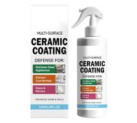 Spray de revêtement céramique, 120 ml, produit d'étanchéité longue durée, nettoyant brillant multi-surfaces pour plaques de cuisson, spray de finition pour la cuisine, la salle de bain et les ménagers