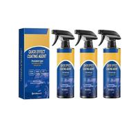 Spray De Revêtement Céramique 3 En 1 Pour Voiture, Émulsion Sans Eau À Revêtement Rapide, Régénérant, Spray De Cire Pour Rayures De Voiture, Lavage Sans Eau (3pcs)
