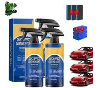 Spray de revêtement pour voiture Kiwient, Drachenkind Autolack Spray, agent de revêtement 3 en 1 à effet rapide, nouveaux sprays de revêtement à action rapide pour voitures avancées 2025 (3pcs)