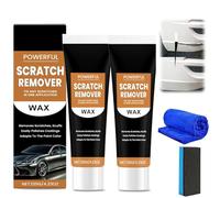 Spray de revêtement Rapide 3 en 1 pour Peinture Automobile,éliminateur Rapide de Rayures pour Voitures,pâte Anti-Rayures pour Voiture,la Graisse et Les Taches de Toutes (2PC,120G)