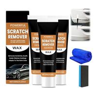 Spray de revêtement rapide 3 en 1 pour peinture automobile,éliminateur rapide de rayures pour voitures,pâte anti-rayures pour voiture,la graisse et les taches de toutes (3PC,120G)