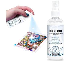 Spray de scellement Acrylique Painting Pro - Spray de vernis transparent 100 ml pour peintures acryliques, peinture diamant et œuvres d'art, séchage rapide et protection , finition brillante po