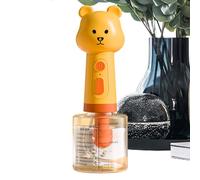 Spray de shampooing pour chien - Nourriture pour chien - Distributeur de shampooing électrique - Pulvérisateur de savon - Outils de nettoyage - Mousse de dinosaure ours pour animaux de compagnie