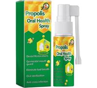 Spray de soin buccal instantané à la propolis, spray pour la santé bucco-dentaire à la propolis, spray réparateur rafraîchissant pour l'haleine buccale, convient à tous les problèmes bucco-dentaires