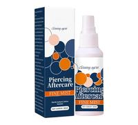 Spray de soin pour piercing - Brume fine - 30 ml - Taille voyage - Soin doux du corps et du visage - Pour adultes, adolescents, amoureux, famille, amis