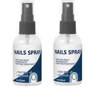 Spray de soins des ongles, garde les pieds frais et secs toute la journée, de longue durée, pour tous les types de ongles,2pcs
