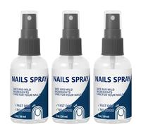 Spray de soins des ongles, traitement hydratant des ongles cassants et décolorés, formule à séchage rapide légère, garde les pieds frais et secs toute la journée, hommes et femmes,3PCS