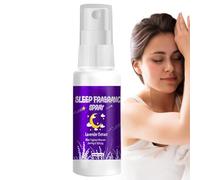 Spray de sommeil, vaporisateur d'oreiller à la lavande naturelle, mélange d'huile entiale ES apaisante, formule d'aide au sommeil relaxante, distributeur de brume fine, 30 ml pour le stress profond