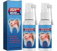 Spray de Soulagement de la Douleur Dentaire,2pcs Sprays Réparation des Gencives,Spray pour Douleur Dentaire,Spray de Remèdes pour les Dents et les Gencive,Spray Contre les Maux de Dents