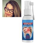 Spray de Soulagement des Maux de Dents pour Soins Bucco-Dentaires à Base,Buccal Haleine Fraiche Spray de Soulagement de la Douleur Dentaire,Spray Pour Maux de Dents,20ml