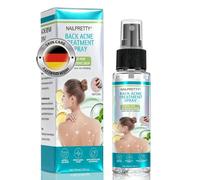 Spray De Traitement De L'acné du Dos,Spray Pour le Dos et Le Corps, D'acné Brume de Soin,Doux pour La Peau,Nettoyage en Profondeur de l'organisme,Rend la Peau Plus Douce100ML