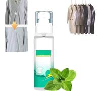 Spray défroisseur de vêtements portable à formule douce, spray antistatique pour vêtements, spray défroisseur de vêtements portable, spray rafraîchissant pour vêtements de voyage (1 pièce)