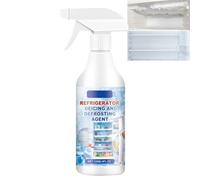 Spray dégivrant à action rapide pour réfrigérateur et congélateur à usage domestique, dégivrant sûr et non abrasif pour les tuyaux de congélateur, spray dégivrant multi-usages machines glaçons. (1PCS)