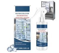 Spray DéGivrant CongéLateur,Refrigerateur Congelateur,DéGivrant Universel à Action Rapide - Elimine Les DéPôTs De Glace à L'LntéRieur Du RéFrigéRateur,100ml