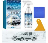 Spray dégivrant pour pare-brise, dégivreur et nettoyant pour vitres de voiture, élimine rapidement le givre du pare-brise, sans abîmer la peinture, compatible avec tous les modèles de voitures