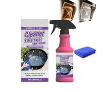 Spray Dégraissant Barbecue Puissant, Nettoyant Grill & Fumoir, Élimine Graisses Incrustées et Traces de Fumée,BBQ Grill Degreaser Cleaner Heavy Duty for Outdoor,Smoker Cleaner for Smoky Stains (1PC)