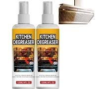 Spray dégraissant de cuisine robuste -, nettoyant en mousse à action rapide pour graisse et aliments cuits au four, nettoyant polyvalent sans gommage nettoyant (2PCS)