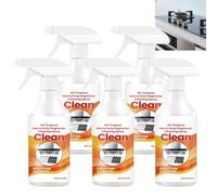 Spray Dégraissant De Cuisine Robuste, Nettoyant Mousse Polyvalent Pour Cuisinières, Casseroles, Comptoirs Et Électroménagers, Sur Le Graissage Et Les Taches D'huile, Dissolvant De Graisse. (5PCS)