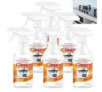 Spray Dégraissant De Cuisine Robuste, Nettoyant Mousse Polyvalent Pour Cuisinières, Casseroles, Comptoirs Et Électroménagers, Sur Le Graissage Et Les Taches D'huile, Dissolvant De Graisse. (6PCS)