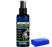 Spray dégraissant nettoyant pour tondeuse robuste-100ml (1 Pcs) | Nettoyant pour tondeuses à gazon à action rapide, dégraissant multi-surfaces pour outils de garage et tondeuses à gazon