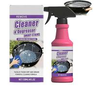 Spray Dégraissant Pour Gril,120ml Dégraissant Barbecue Grilles De Cuisson, Spray Nettoyant Grille Barbecue Four De Cuisson Poêle Plat De Tache Graisse,Ne Laissez Aucune Trace,Pour L'acier Inoxydable