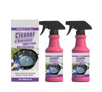 Spray dégraissant pour grils à action rapide et haute performance, Nettoyant pour barbecue d'extérieur, Nettoyant pour four sans danger pour les aliments brûlés et la graisse,Saletés de poêles à frire