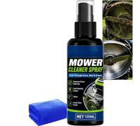 Spray dégraissant pour tondeuse robuste, nettoyant pour roues à action rapideNettoyant pour tondeuse à gazon 100 ml, élimine l'herbe, la boue et la graisse, dégraissan (1 pièces)