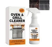 Spray dégraissant robuste pour four et barbecue, nettoyant gril professionnel, dissolvant de graisse vieilli au goudron tenace, action rapide cuisinière, friteuse à air, hotte de cuisinière (1PCS)